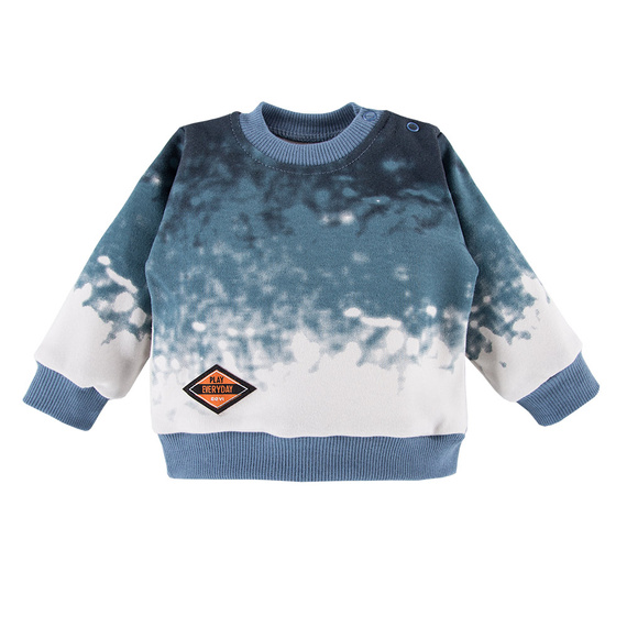 Jump Eevi Bluza dla chłopca - szary/niebieski