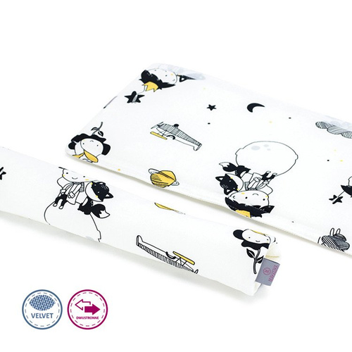 Osłonka na pałąk wózka Ocean Velvet Makaszka