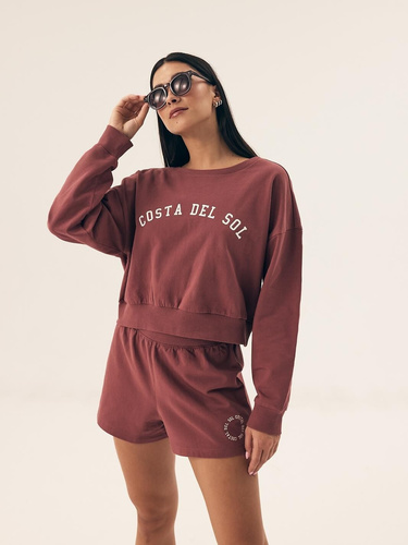 42772 Nimes Piżama Damska Homewear Henderson - brązowy