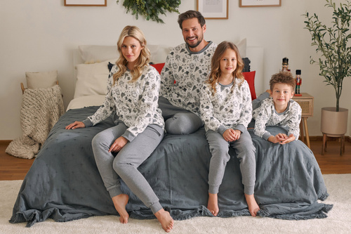 Piżama dziecięca 4548 Unisex Doctor Nap - snowman