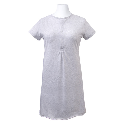 Lily Koszula Nocna ciążowa do karmienia Eevi- szara