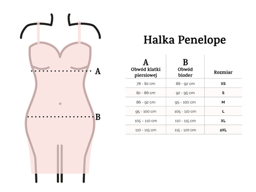Penelope Halka satynowa koszulka damska DKaren - czarny
