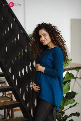 Bluzka ciążowa i do karmienia Mommy Milk&Love poseidon