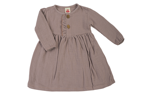 40235C "Just Muslin" Sukienka muślinowa Makoma cappuccino