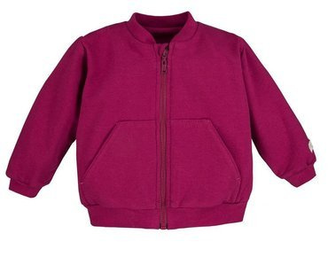 Bluza dresowa rozpinana "SIMPLY COMFY" Ewa Klucze- bordo