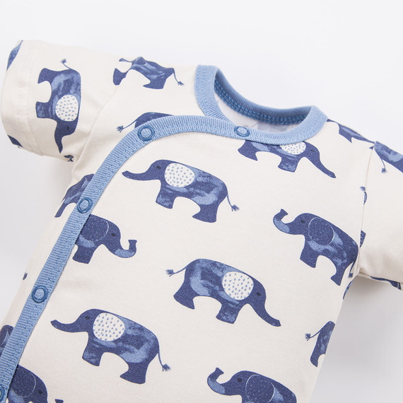 Pearfect Eevi Body kopertowe z krótkim rękawem