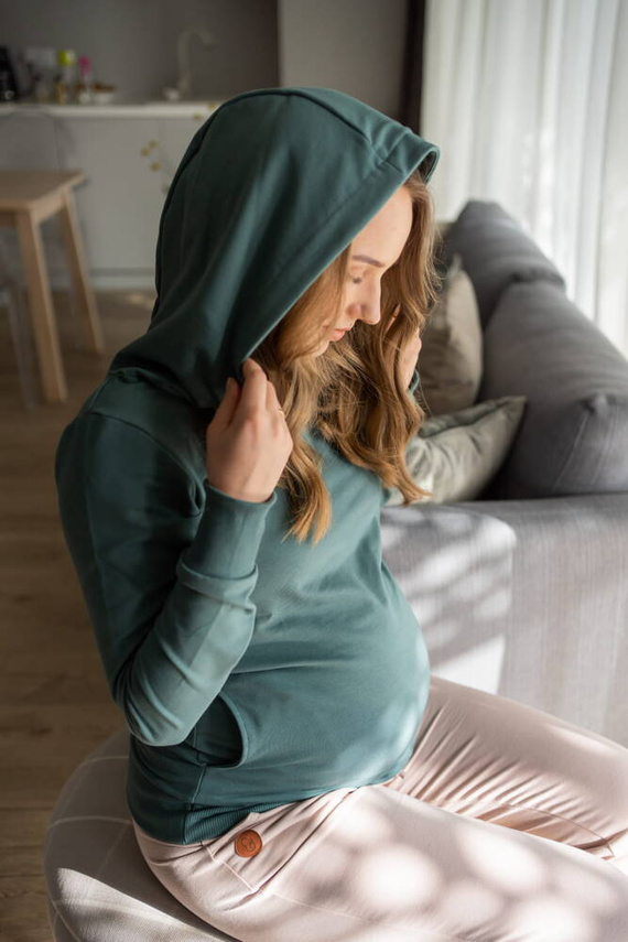 Milk Please Milk&Love bluza do karmienia morska zieleń