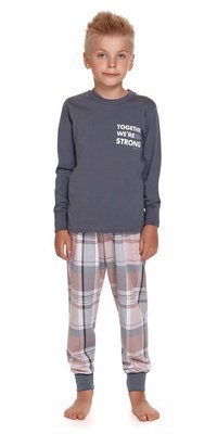 Piżama dziecięca 4311 Unisex  Doctor Nap - graphite