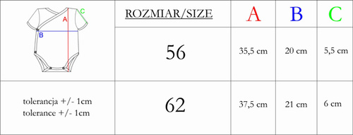 214094 Muki Nicol Kopertowe Body z krótkim rękawem