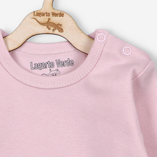 Lagarto Verde Bluzka gładka - różowy