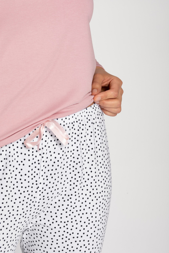 Infinity Piżama damska Momenti Per Me pink