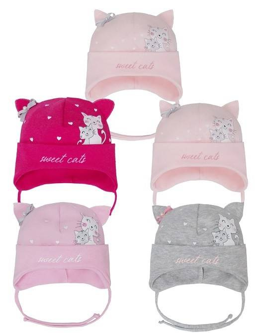 44-039 Czapka Dziecięca AJS mix-kolor