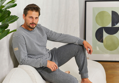 5248 Piżama Męska Doctor Nap - dark grey