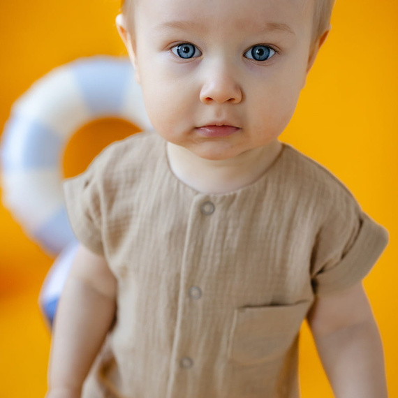 Pearfect Eevi Rampers niemowlęcy - zielony