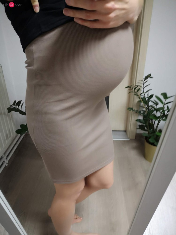 Spódnica ciążowa Tummy Milk&Love morska zieleń