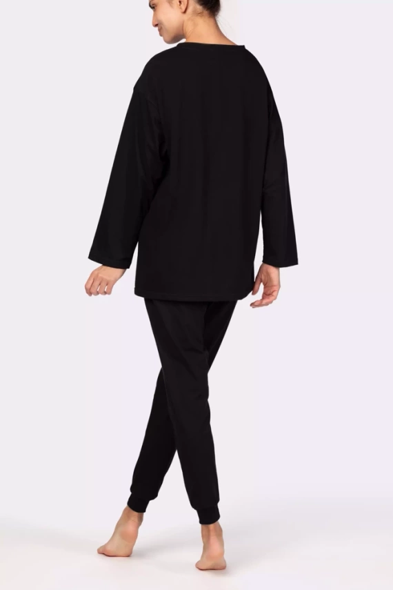 Homie longsleeve Piżama damska Mona black