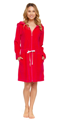 Szlafrok damski Doctor Nap SWO.1008.viva magenta