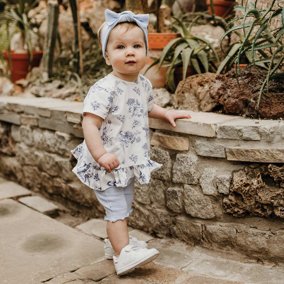 Botanic Eevi Szorty biker - błękitny