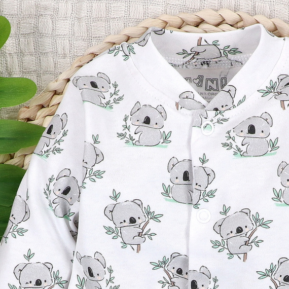 ABN-5206 Pajac niemowlęcy Nini Sweet Koala 100% bawełna organiczna
