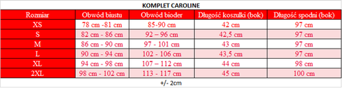 Caroline Komplet piżama damska DKaren - granatowa