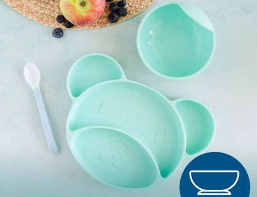 CA51/401 Talerzyk z przyssawką Canpol Babies turkus