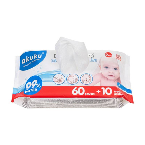 ALA0031 Jednorazowe chusteczki nawilżające Akuku