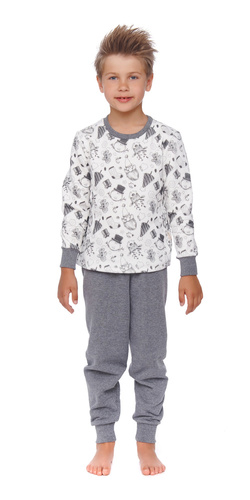 Piżama dziecięca 4548 Unisex Doctor Nap - snowman