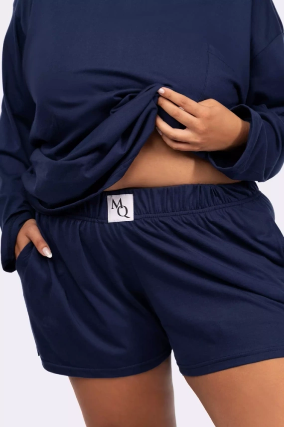Joy longsleeve Piżama damska Mona navy