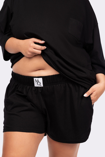 Joy shortsleeve Piżama damska Mona black
