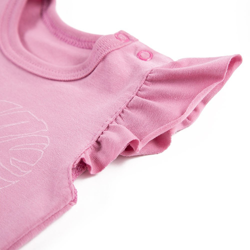Nature Ewa Klucze Body dla dziewczynki na ramiączkach - róż