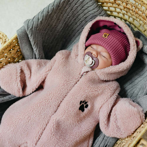 Dogs & Spots Eevi Pajac z kapturem - róż