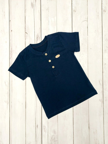 Mieszko Bambarillo Koszulka dziecięca krótki rękaw granatowy