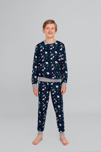 Sid talian Fashion Piżama dla dziecka - druk burgundowy 