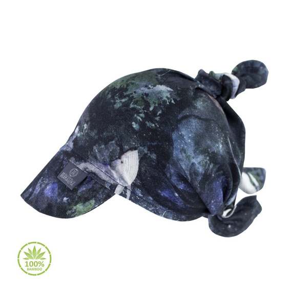 Chustka z daszkiem 100% Bamboo Tropical Vibes - Makaszka