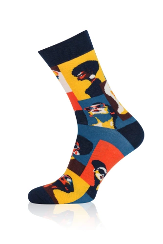 S171D Donna Italian Fashion Skarpety - granatowy