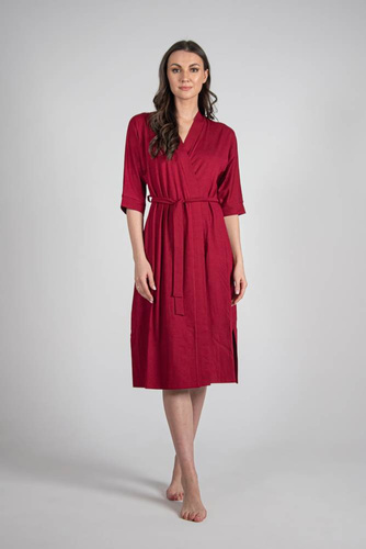 942 Visa Szlafrok Długi De Lafense - bordo