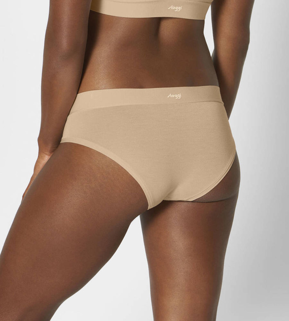 Figi Damskie go allround hipstery Sloggi - peanut butter