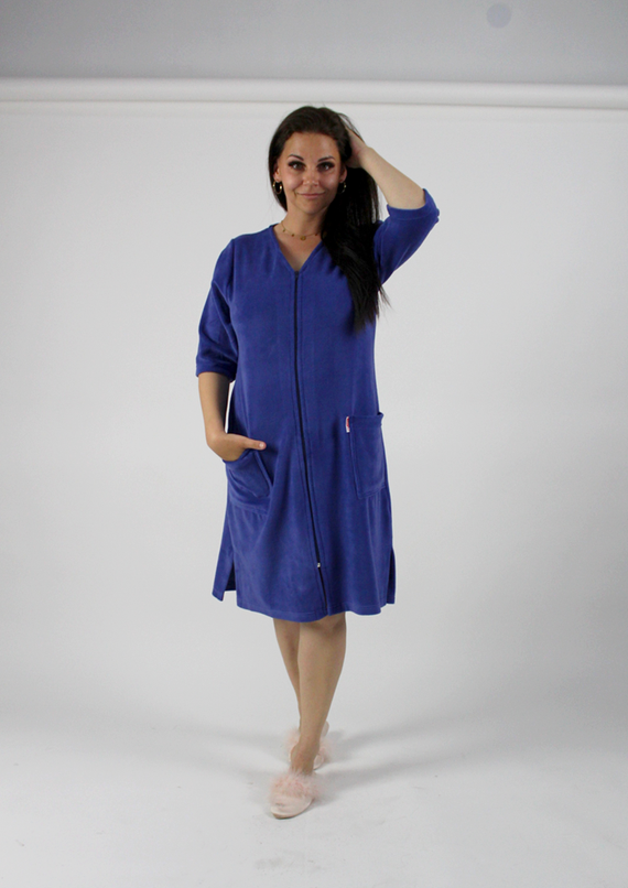 431 Welur Szlafrok Damski Forex - jeans