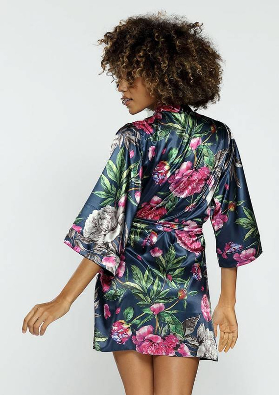 DK-P Flowers Podomka damska DKaren - granat 001