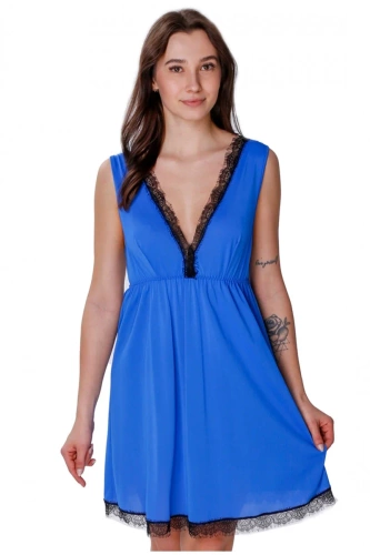 86604 Aveline koszula nocna Mewa szafirowy