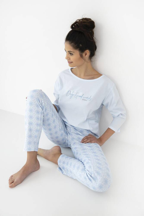 Marina Piżama damska Sensis - niebieski