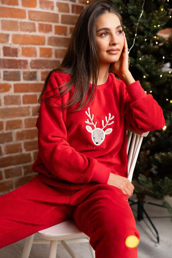 Sensis Harriet Piżama damska - czerwony