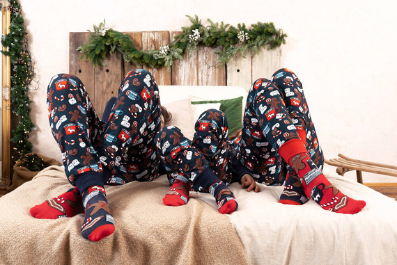 Makala Italian Fashion Piżama dziecięca - granatowy/druk