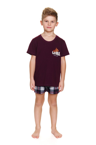 Piżama dziecięca 7202 Unisex Doctor Nap - burgundy