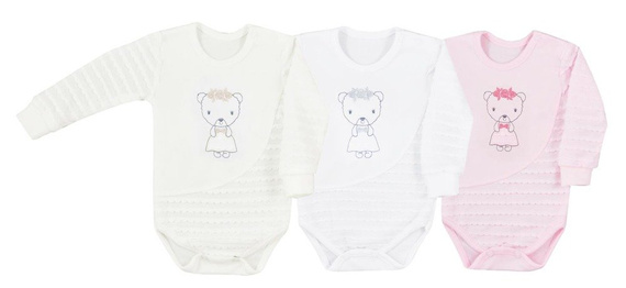 Body niemowlęce "DOMINIKA" Koala ecru