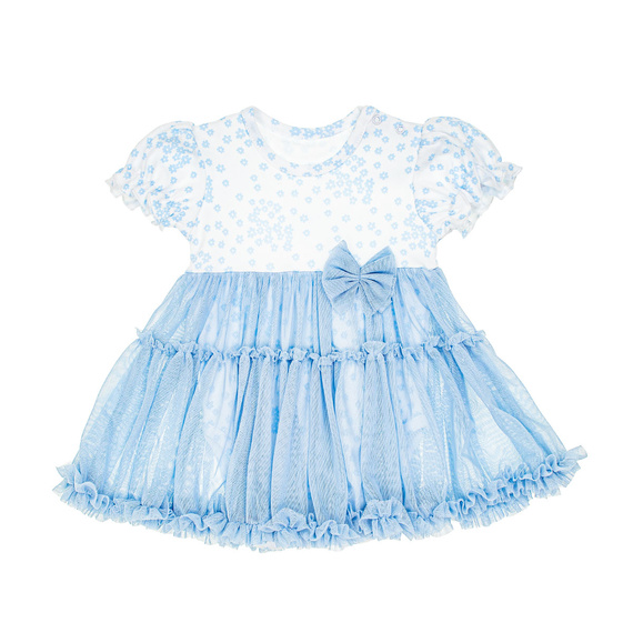 Sukienko-body 213159 "Nelly" Nicol - niebieski