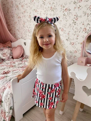 130 Koszulka na ramiączkach niemowlęca "Basic" Nicol - biały