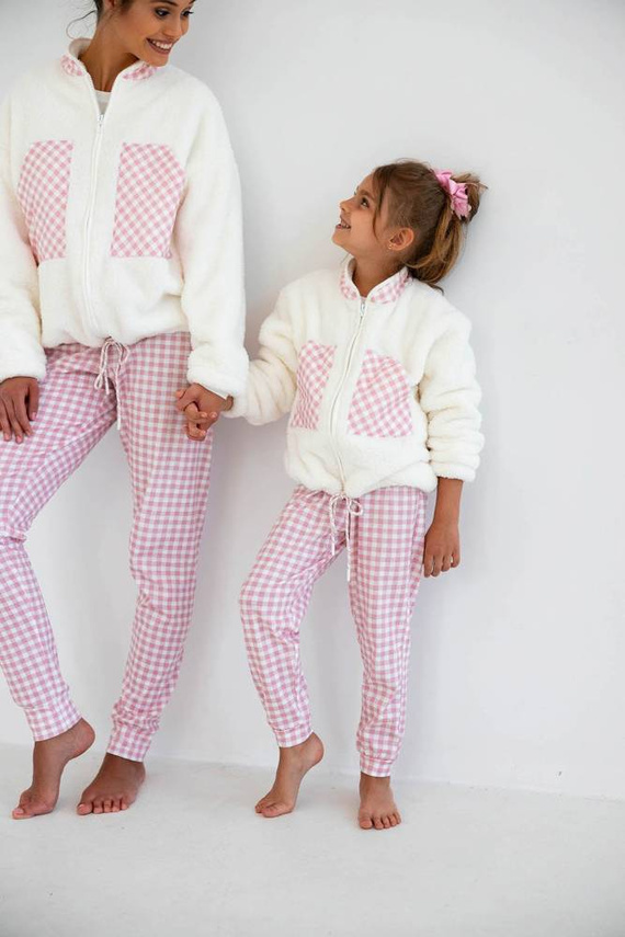 Nanny Kids Bluza dziecięca Sensis - ecru-różowy