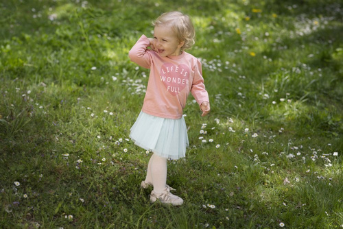 Bluzka niemowlęca Pinokio "Spring Light" -różowy