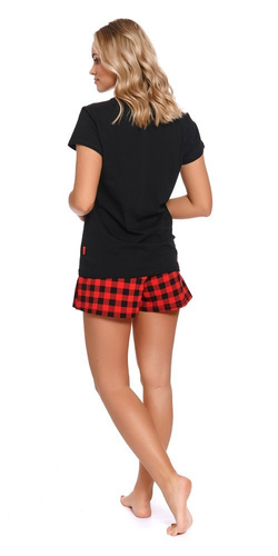 9943 Piżama Damska Doctor Nap - red